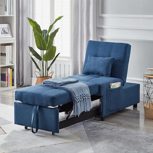 Sleeper Sofa Chair Bed, Convertible Sofa Chair 4-in-1