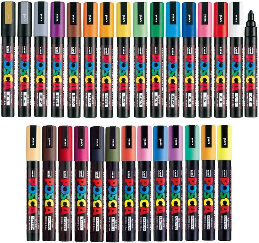 Uni Posca Paint Marker FULL RANGE Bundle Set