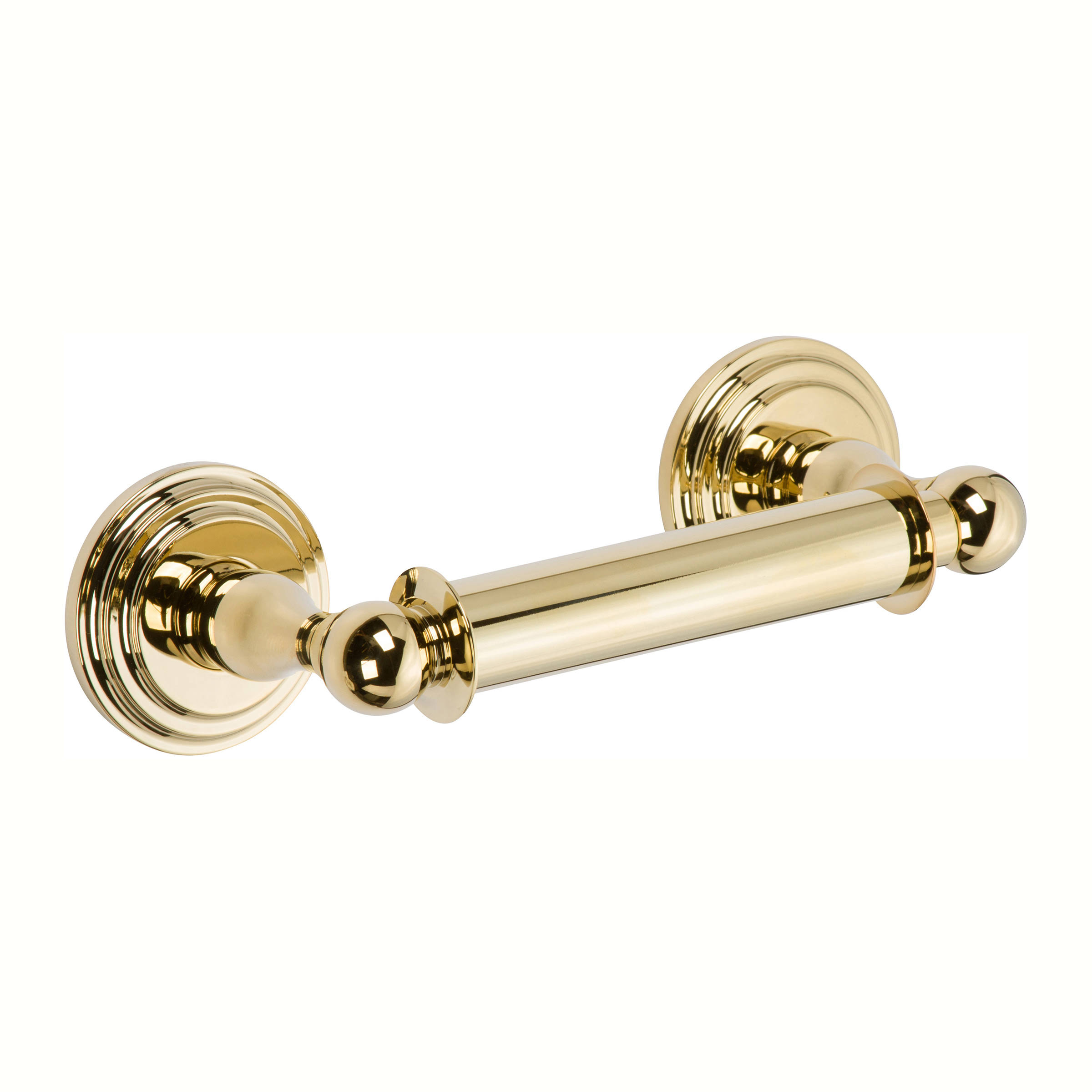 Ginger 1108N/PB Chelsea Double Post Toilet Tissue Holder - Polished Brass