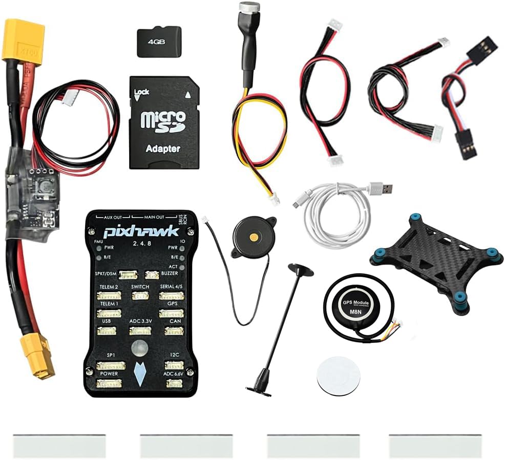 HAWK'S WORK Pixhawk PX4 Flight Controller, Pixhawk 2.4.8 Open Source Flight Control 32 Bit