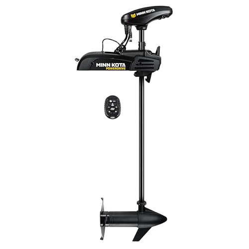 Minn Kota PowerDrive Bow-Mount Electric Trolling Motor with GPS, 55 Lb. Thrust, 54 in. Shaft, Freshwater - Radiant Selections