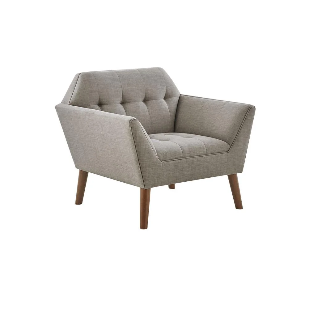 Lounge Chair - Mid Century Modern with Button Tufted Details, Belen Kox