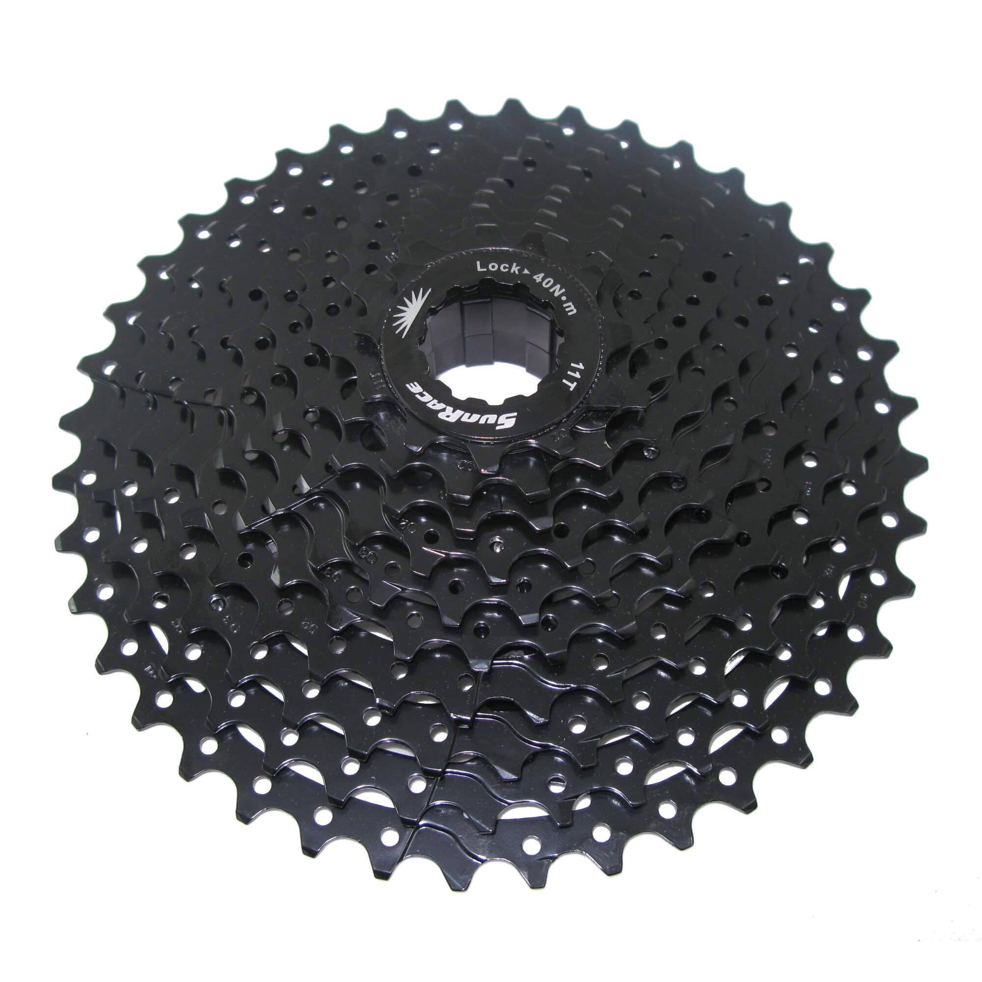 Sunrace CSMS3 10 Speed Cassette, Black / 11-40t