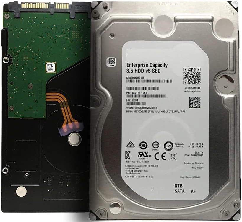 MDD MaxDigitalData - (ST8000NM0105) 8TB 7200RPM 256MB Cache SATA 6Gb/s 3.5in Enterprise Hard Drive - 5 Years Warranty (Renewed)