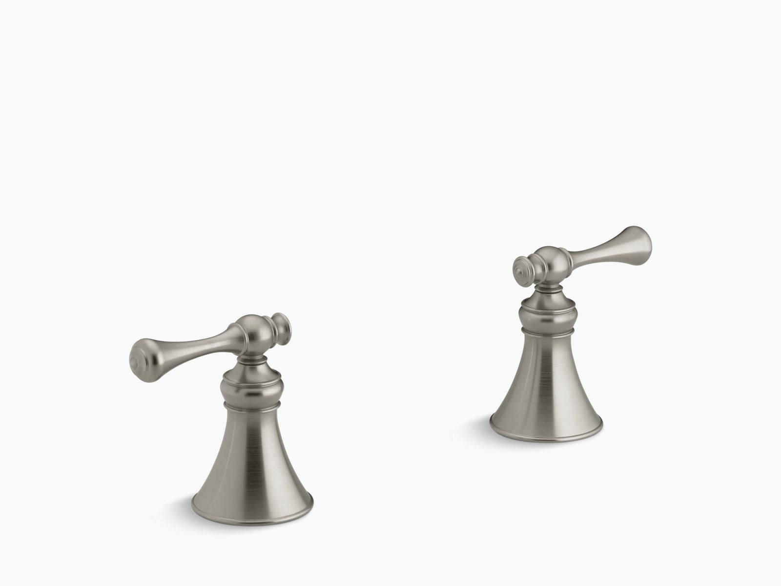 KOHLER K-T16124-4A-BN Revival Bath or Deck-Mount High-Flow Bath Valve Trim, Vibrant Brushed Nickel