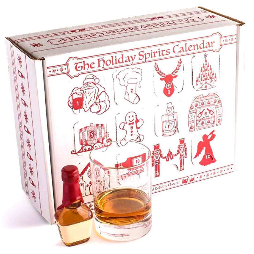 Holiday Spirits Calendars Advent Calendar for Alcohol u0026 Adults | Gift Booze u0026 Wine for Christmas 2019 | Great White Elep