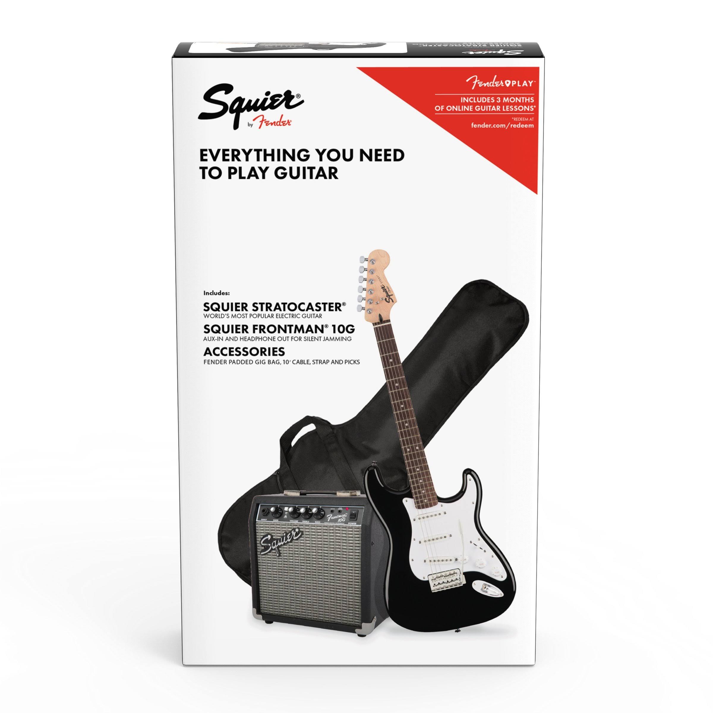 Squier Stratocaster Pack - Black