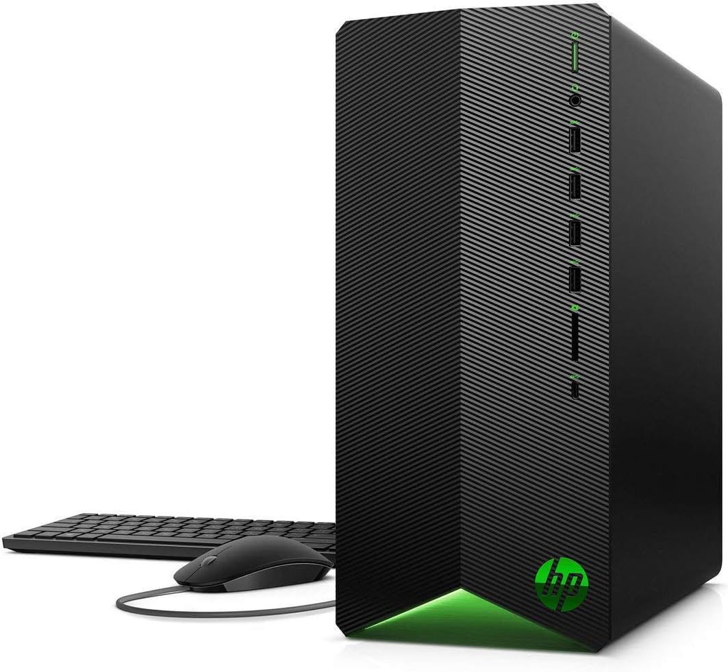 HP 2022 Newest Pavilion Gaming Desktop, Intel Core i5-10400F 6-Core Processor, NVIDIA GeForce GTX 1650 Graphics, 16GB RAM, 512GB PCIe NVMe SSD, HDMI