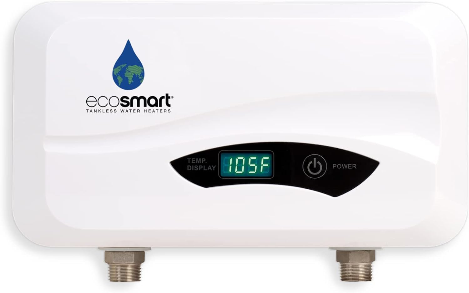 Ecosmart POU 3.5 Point of Use Electric Tankless Water Heater, 3.5KW@120-Volt, 6 x 11 x 3 Inch - Smart Home Appliances
