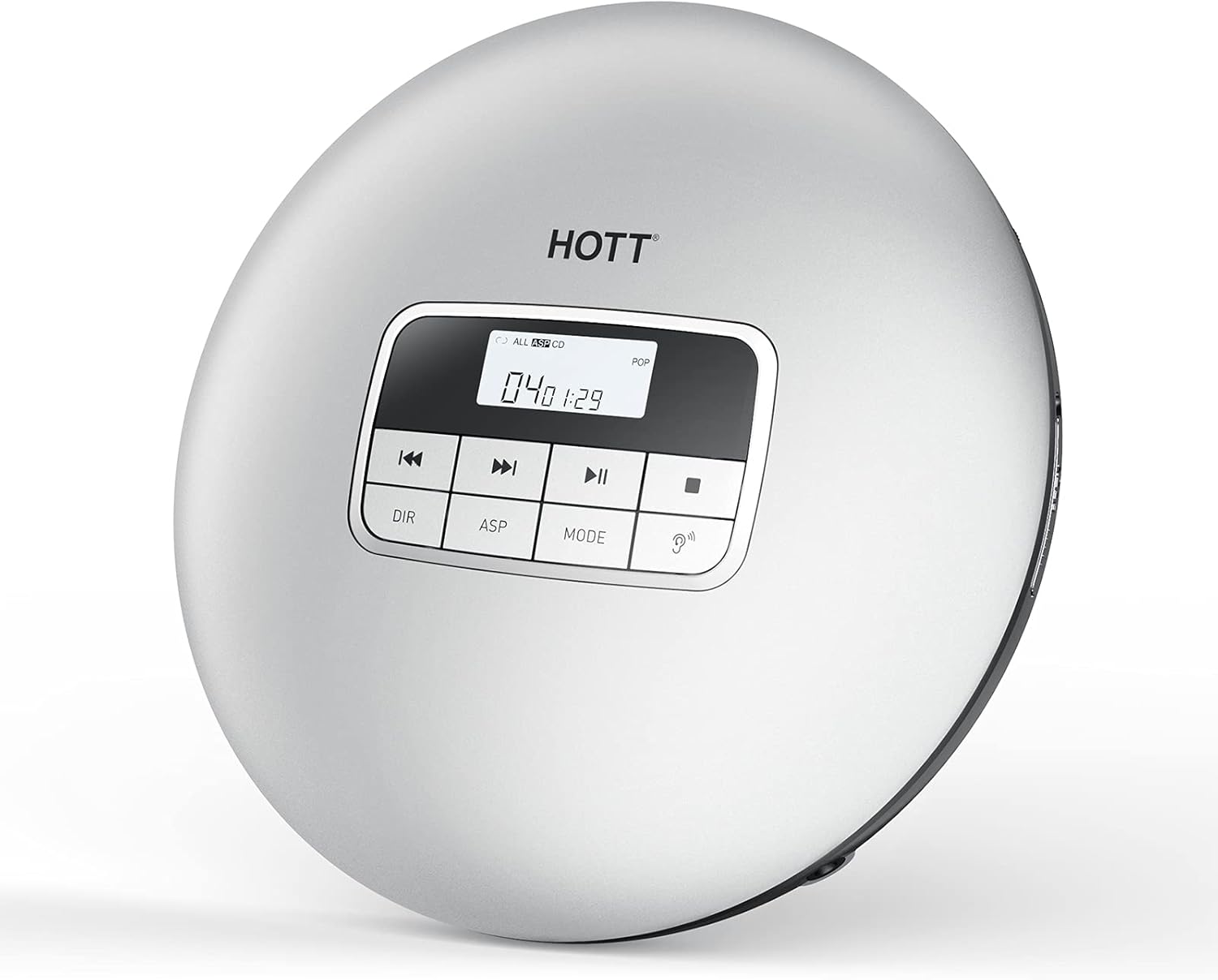 HOTT CD511 Portable CD Player, Personal Compact CD Player with Headphones, Anti-Skip/Shockproof for Home Travel and Car