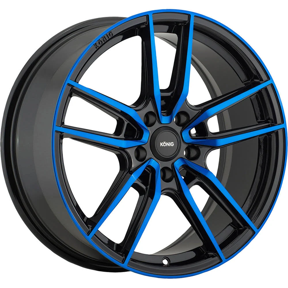 Konig - Myth Gloss Black with Blue Tinted Clear Coat