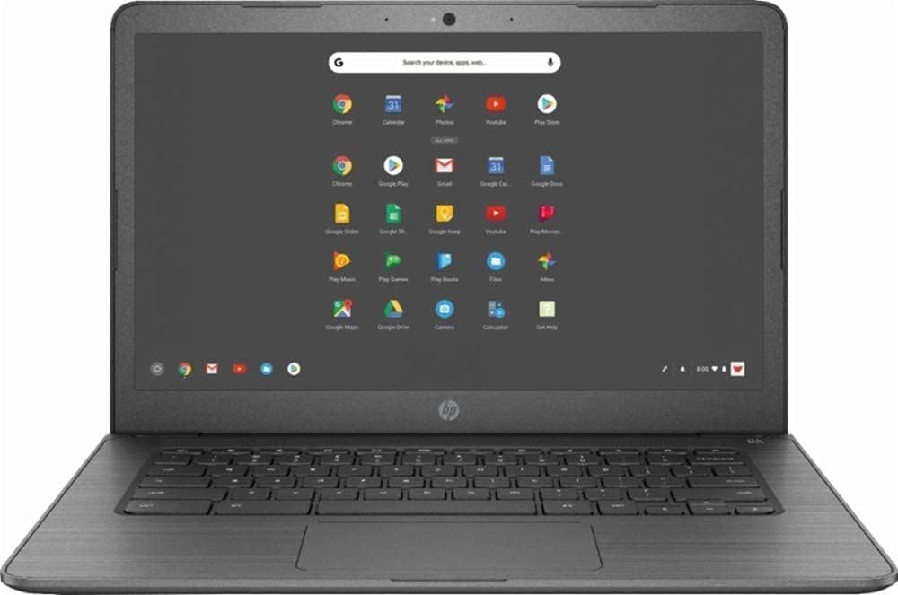 HP 14-inch Chromebook HD Touchscreen Laptop PC (Intel Celeron N3350 up to 2.4GHz, 4GB RAM, 32GB Flash Memory, WiFi, HD Camera, Bluetooth