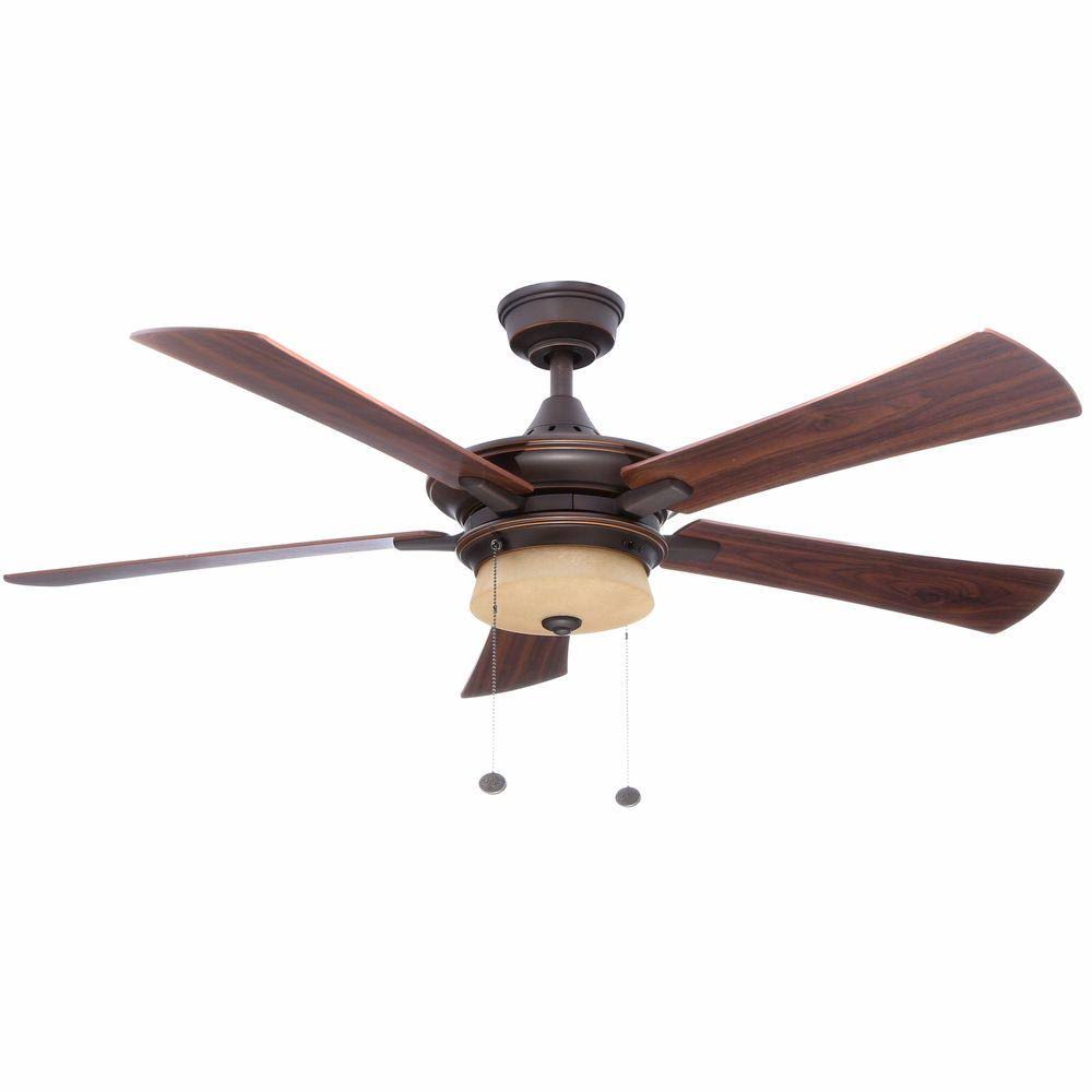 Hampton Bay Winthrop 52 in. Rustic Bronze Ceiling Fan