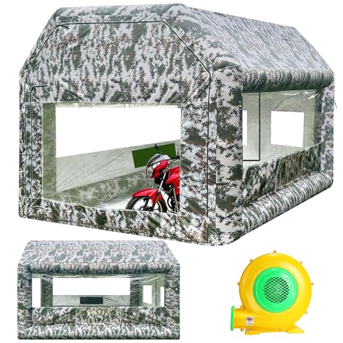 LVAOSTT Inflatable Paint Booth Portable Large Inflatable Spray Booth Tent