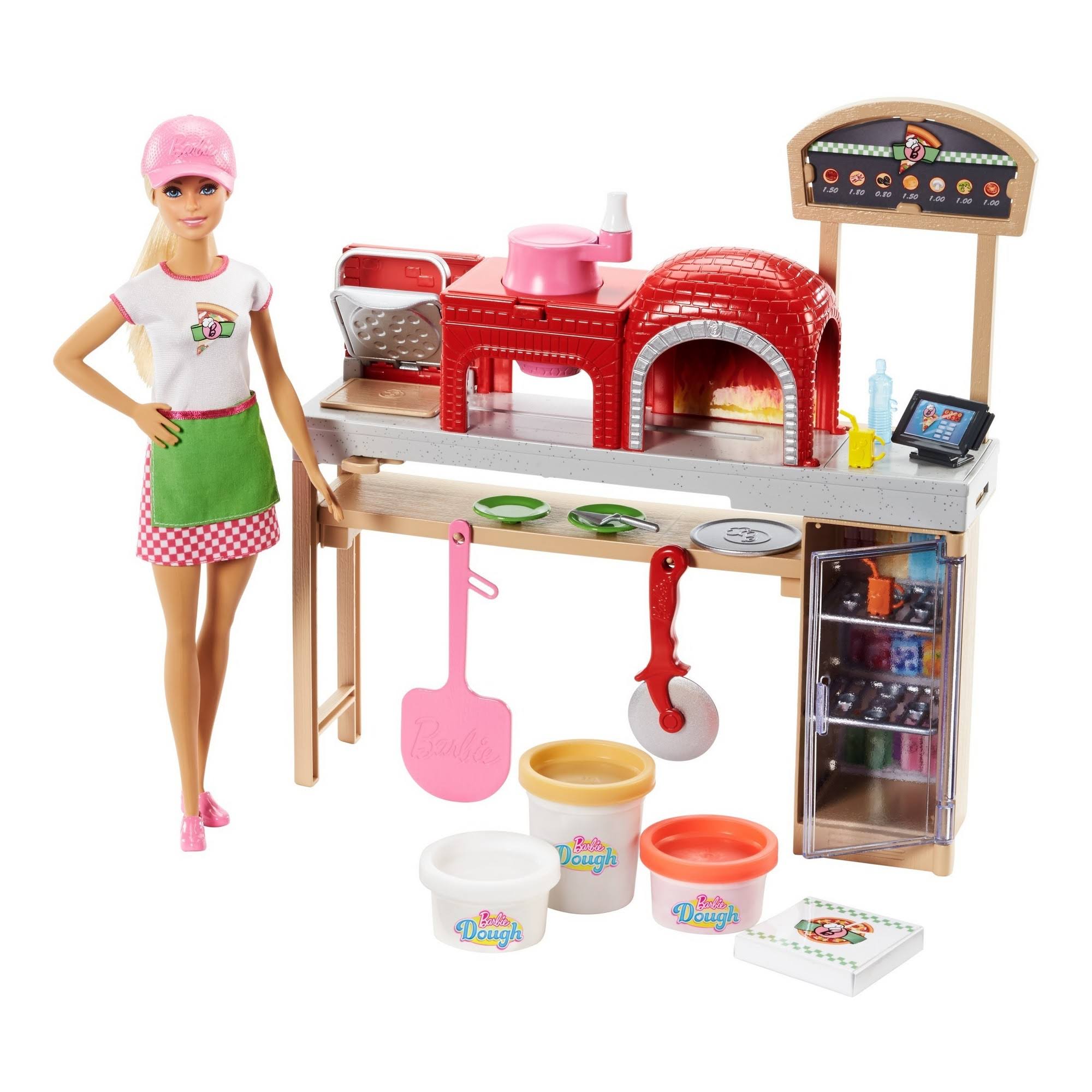 Barbie Careers Pizza Chef Doll and Playset, Blonde
