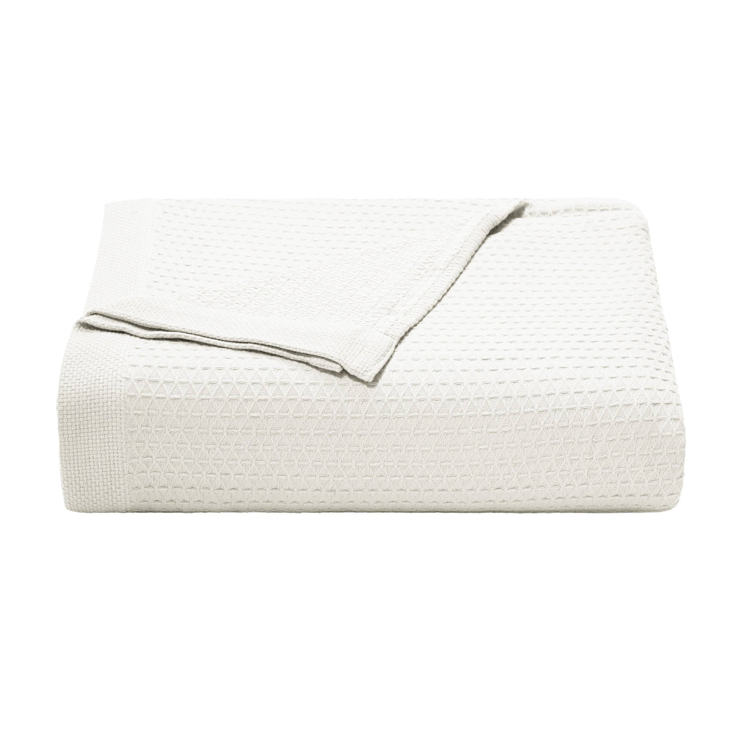 Nautica Baird Cotton King Blanket - White