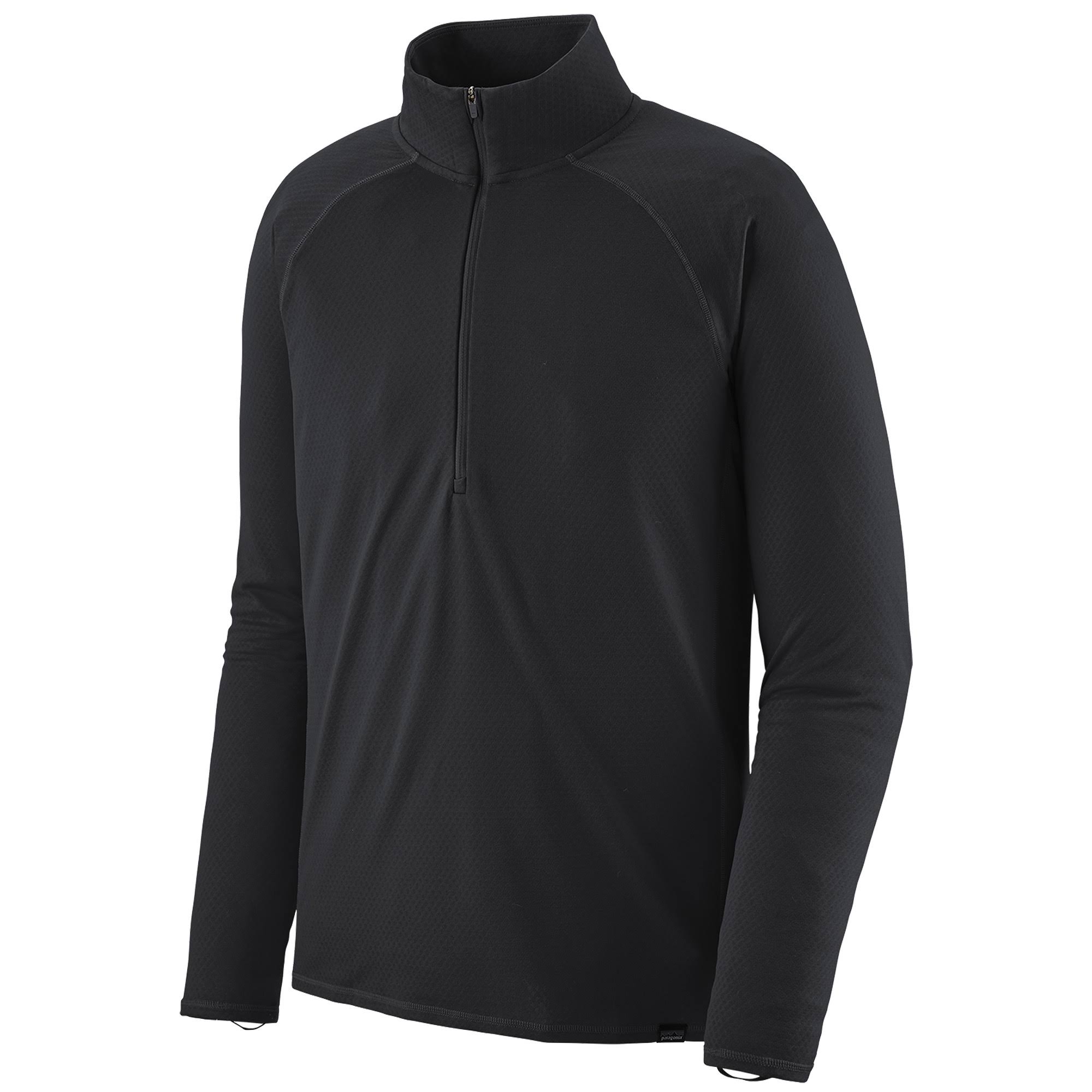 Patagonia Men&s Black Capilene Midweight Zip-Neck