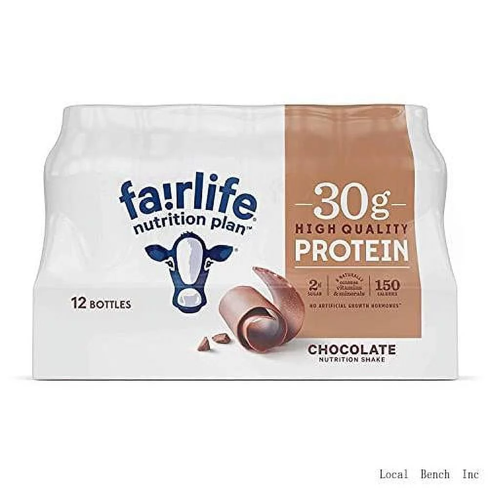fairlife nutrition high protein chocolate shake, 12 pk. - set of 10 - Curated Treasures Market