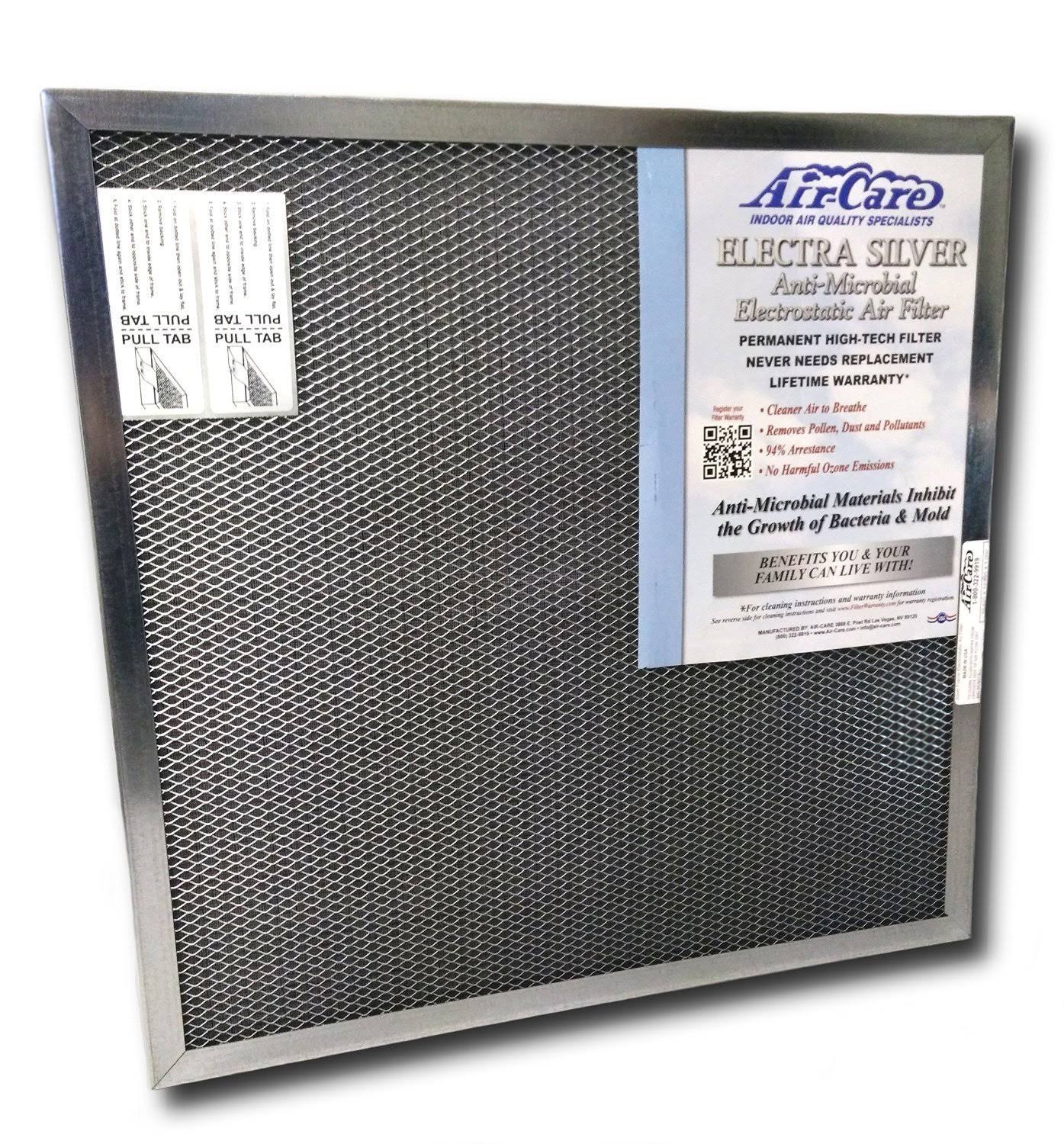 Air-Care electrostatic, Permanent, Washable - for Furnace or AC - Never Buy Another Air filter! (14x24x1)