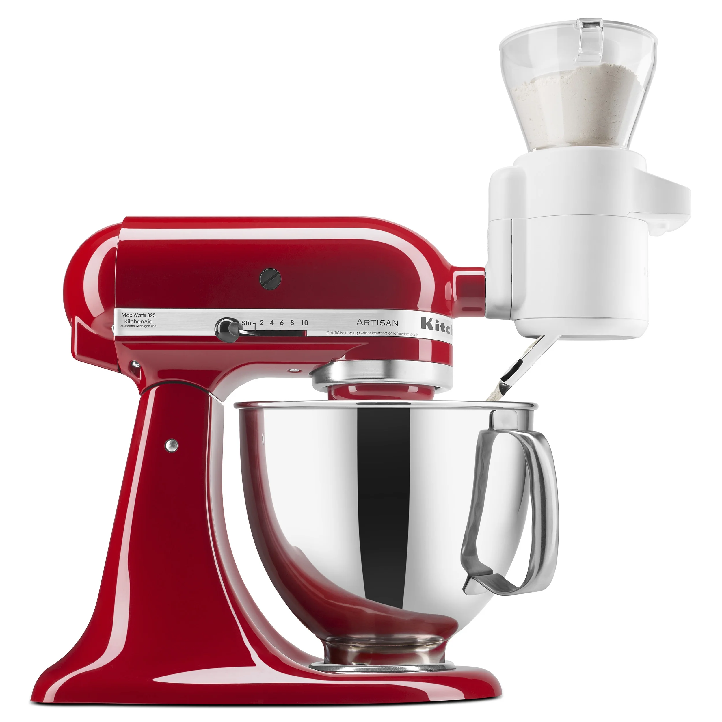 KitchenAid® Sifter and Scale Attachment, White, KSMSFTA