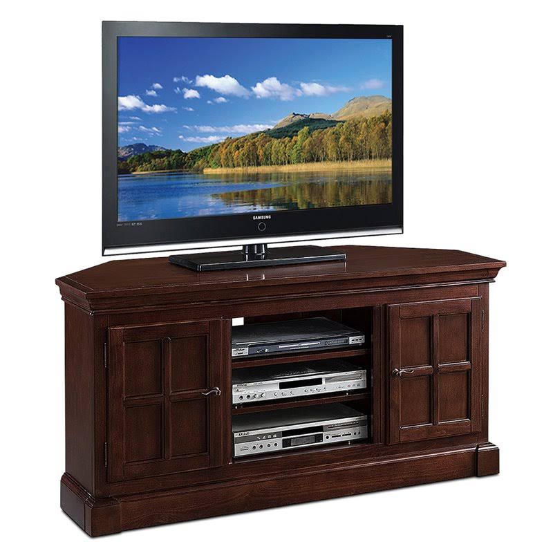 Bowery Hill 55x22 TV Console in Heartwood Cherry