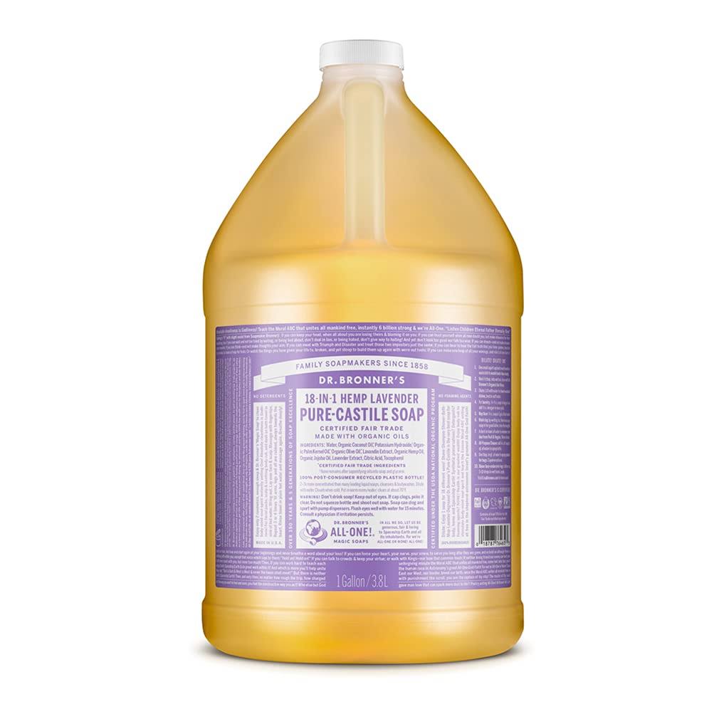 Dr. Bronner&s - Pure-Castile Liquid Soap (Lavender, 1 Gallon)