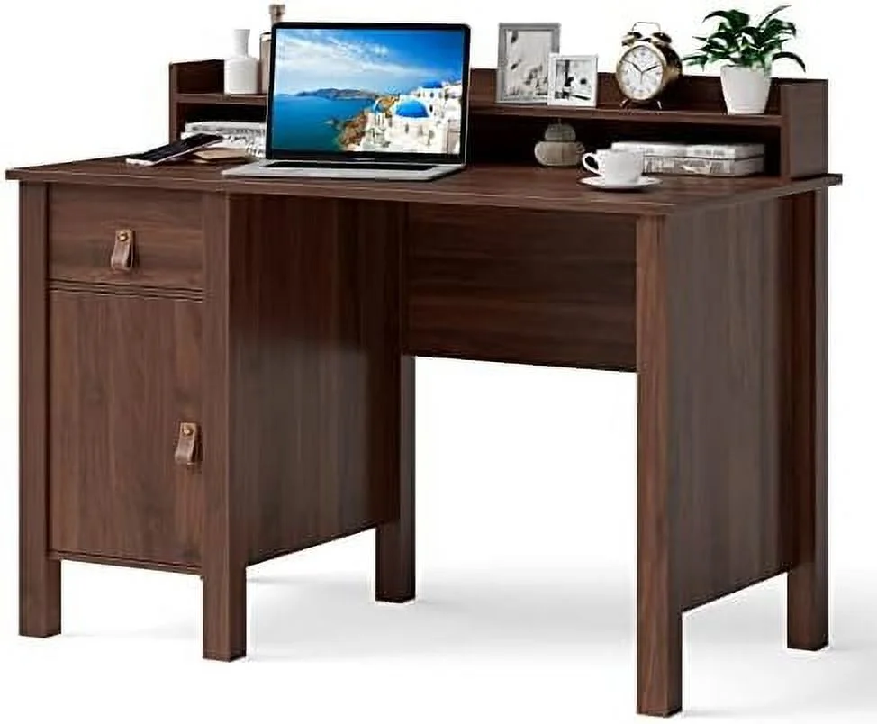 xrboomlife White Computer Desk with  Drawer &amp