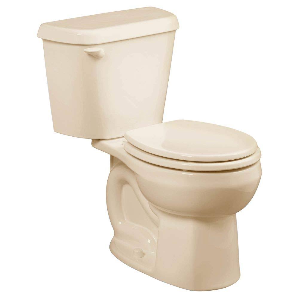 American Standard Colony 1.6 GPF Round Two-Piece Toilet; Bone
