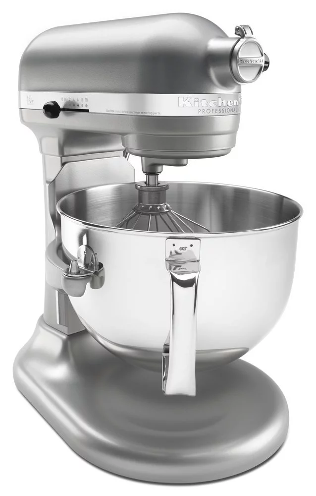 Kitchenaid Stand Mixer - 6 qt - Pro 600 - Nickel Pearl - Radiant Selections