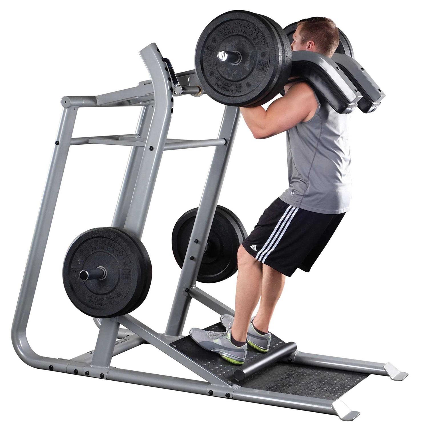 Body Solid SLS500 Pro Clubline Leverage Squat - Sports Supplies Online Store