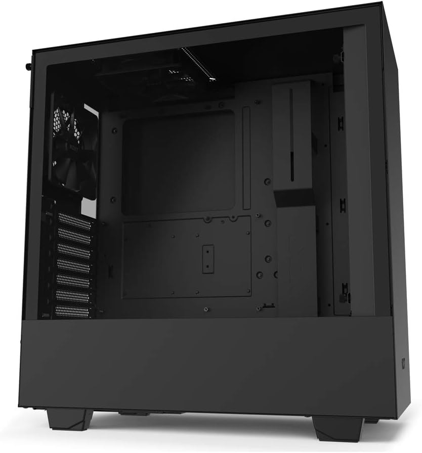 NZXT H510 Flow - CA-H52FB-01 - Compact ATX Mid-Tower PC Gaming Case - Perforated Front Panel - Tempered Glass Side Panel - Cable Management System