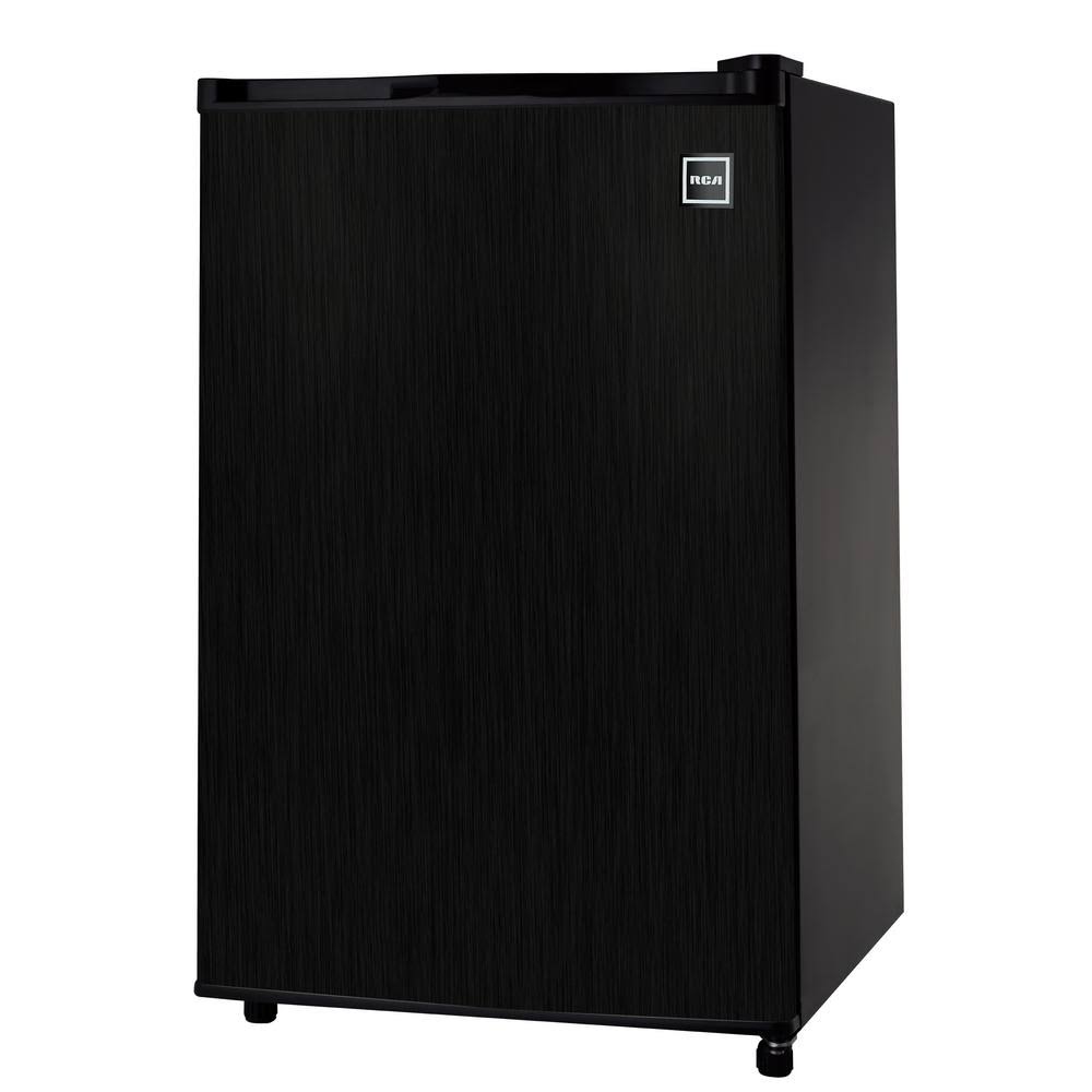 RCA 4.5 Cu. ft. Mini Fridge in Black Stainless Steel