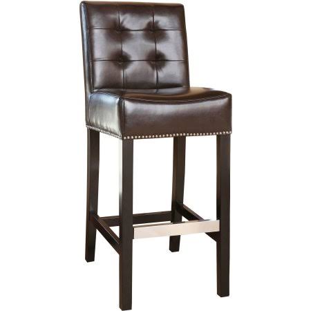 Devon u0026 Claire Empire Bonded Leather Bar Stool, Multiple Colors, Brown