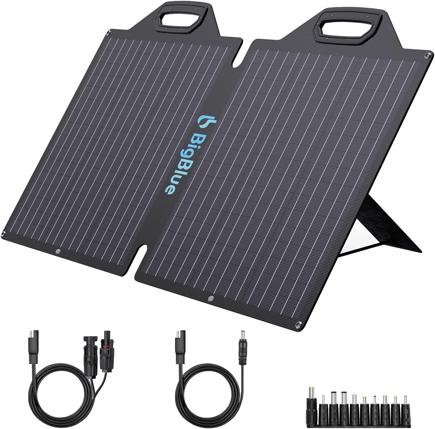 BigBlue 100W ETFE Portable Solar Panels with Kickstands