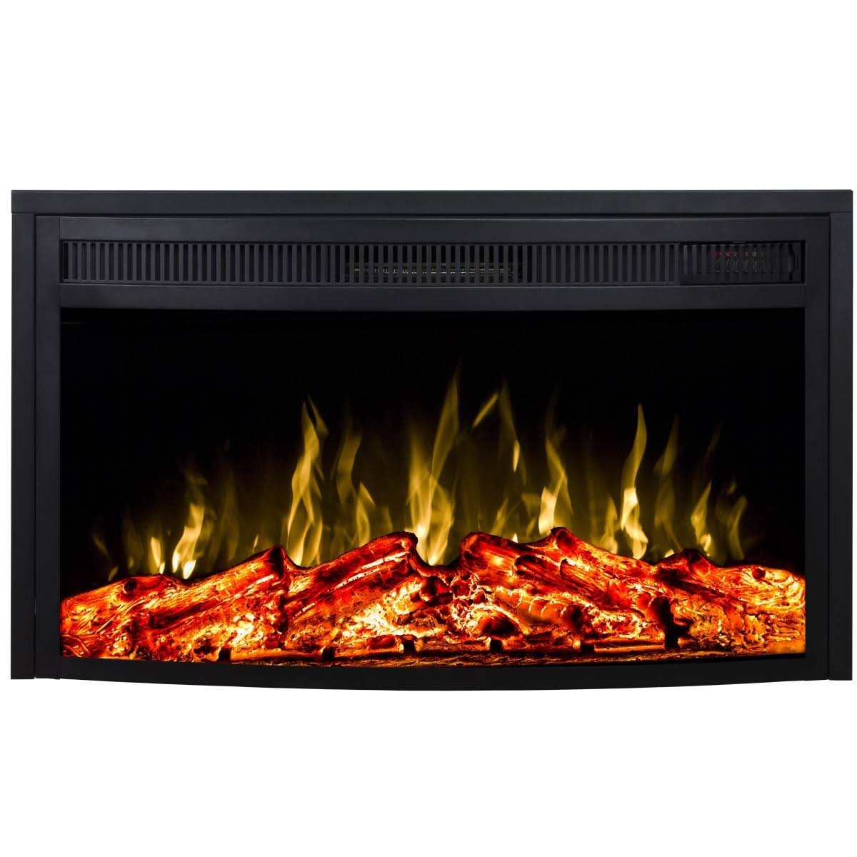 Regal Flame 26x22 Curved Ventless Heater Electric Fireplace Insert