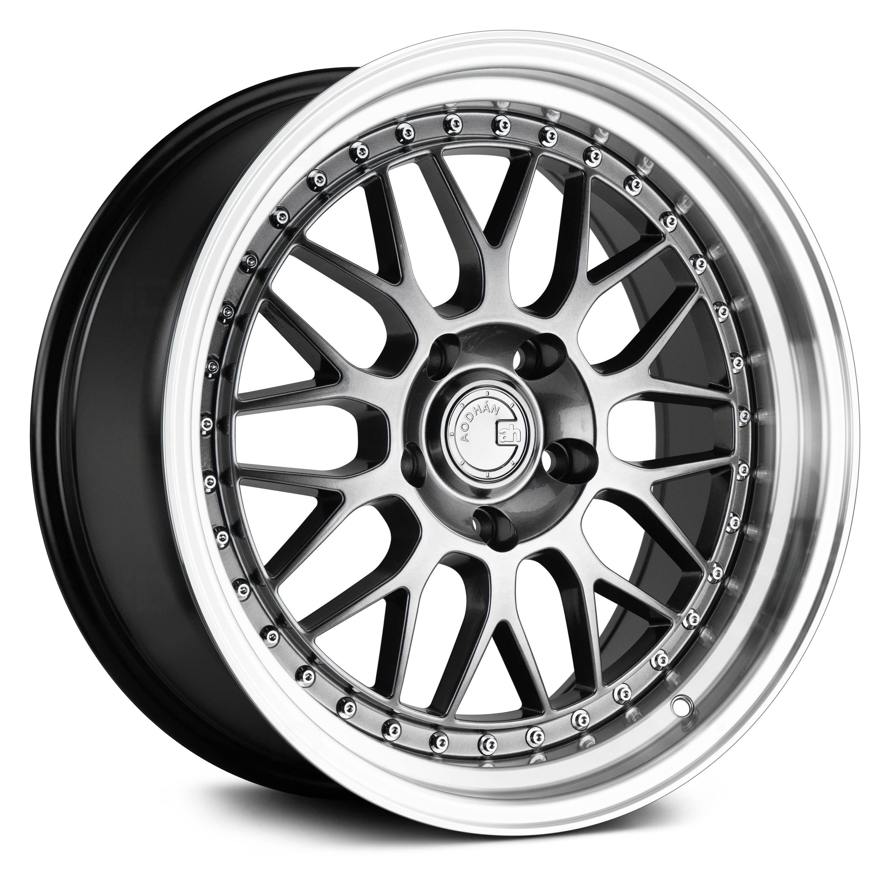 Aodhan - AH02 Hyper Black with Machined Lip (18x22 x 8.5