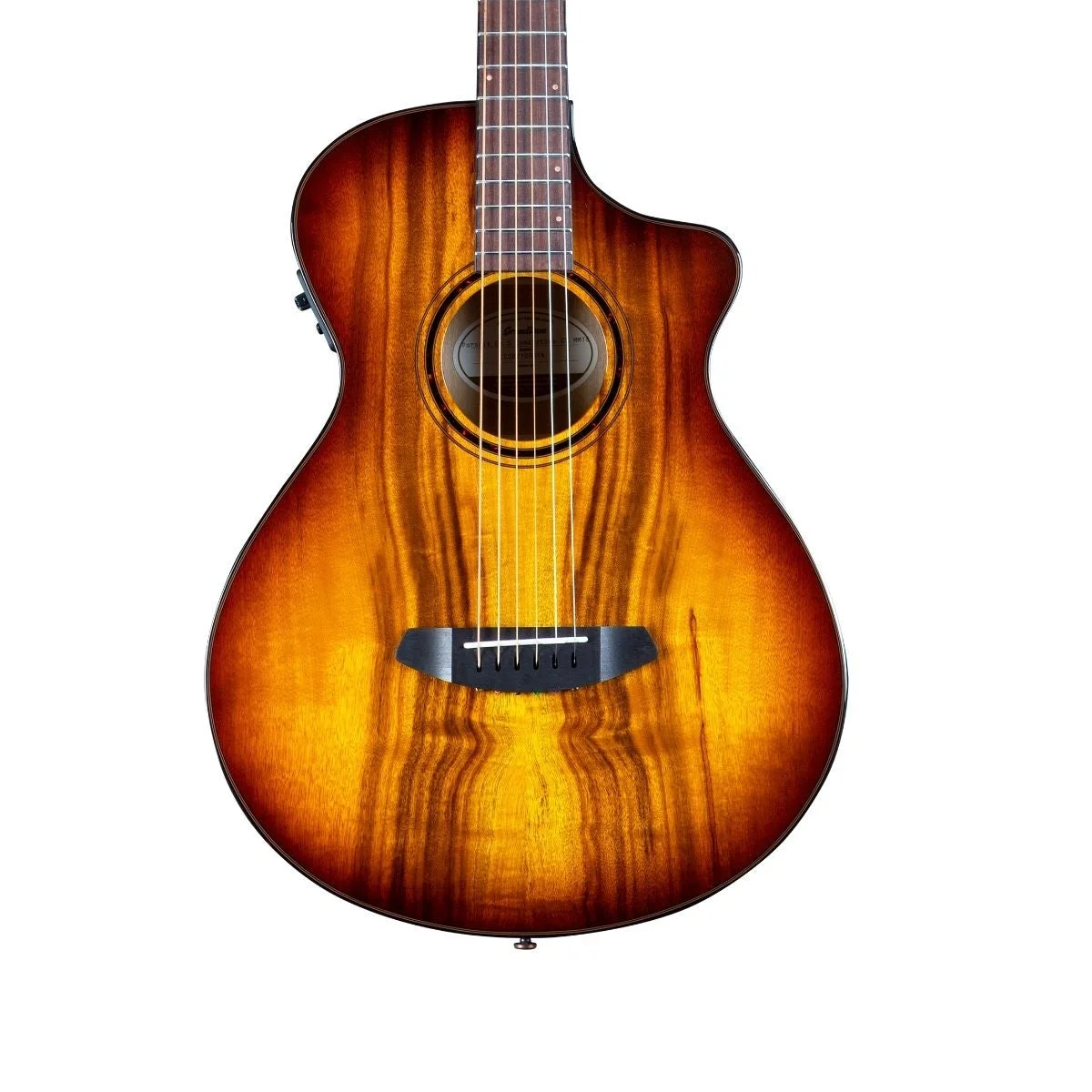 Breedlove Pursuit Exotic S Concertina Tigers Eye CE Acoustic Electric Guitar. Myrtlewood-Myrtlewood - Curated Treasures Market