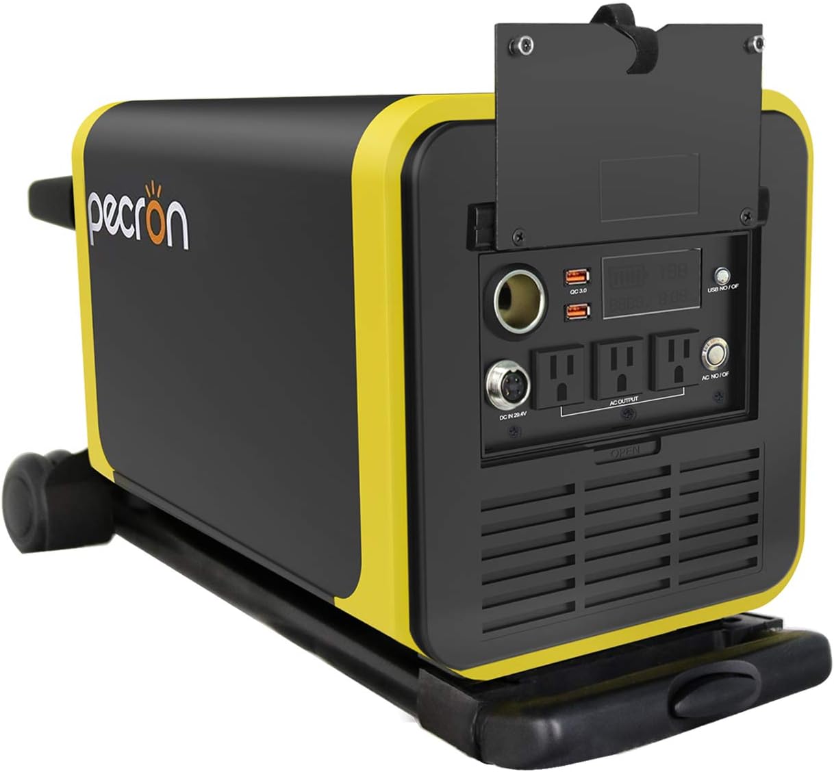 pecron Portable Power Station 2000W/1886Wh Q2000S Solar Generator with 110V AC Outlets