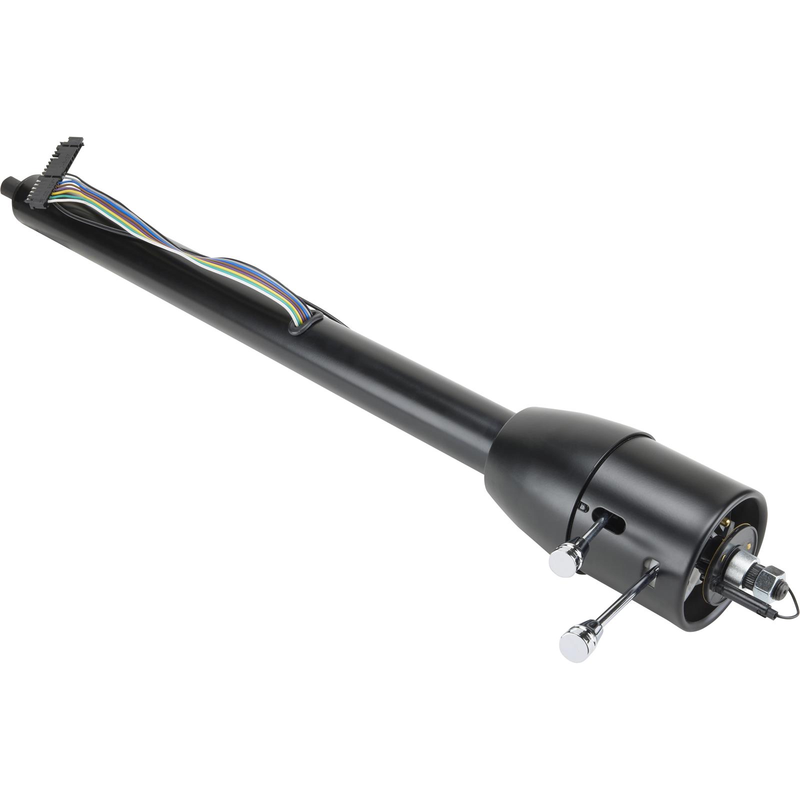 Universal GM Tilt Steering Column, Floor Shift, 32 Inch, Black