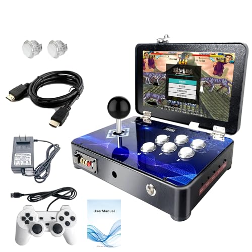 Pandora Arcade Portable Retro Video Game Player Built-in 20000+ Classic Games 10 inch LED Integrated Recreation Arcade Emulator Console Compatible