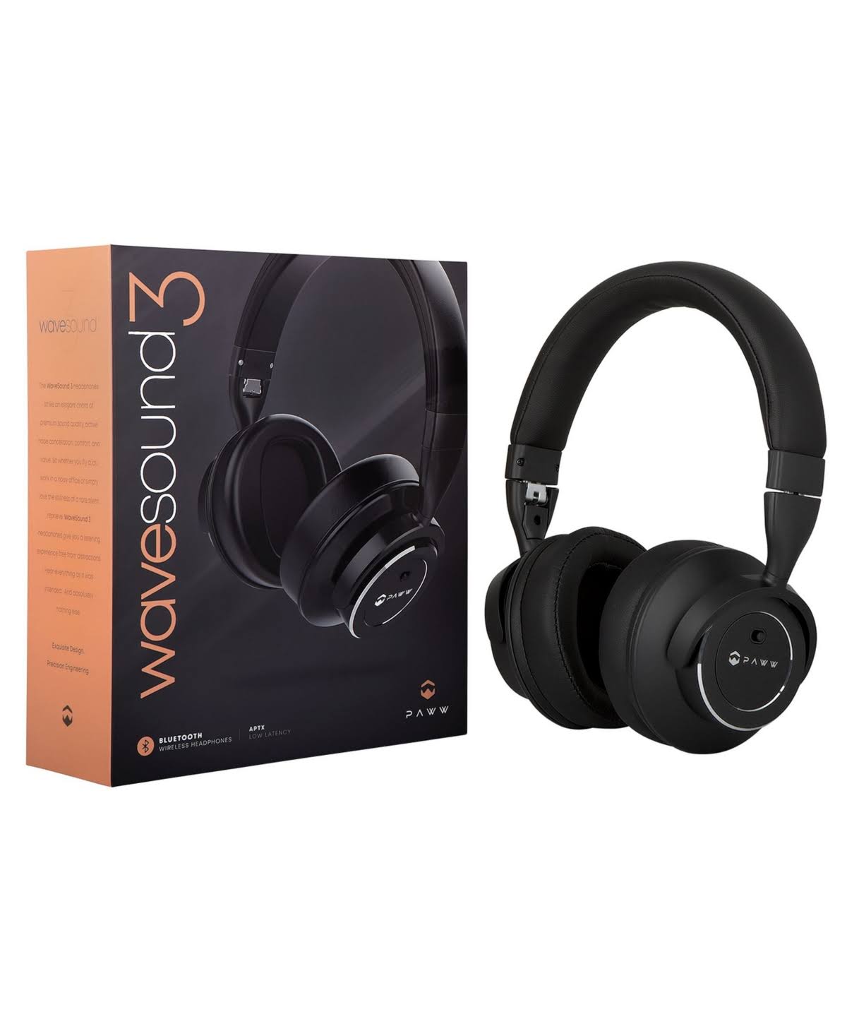 Paww WaveSound 3 Bluetooth Headphones – Active Noise Cancelling