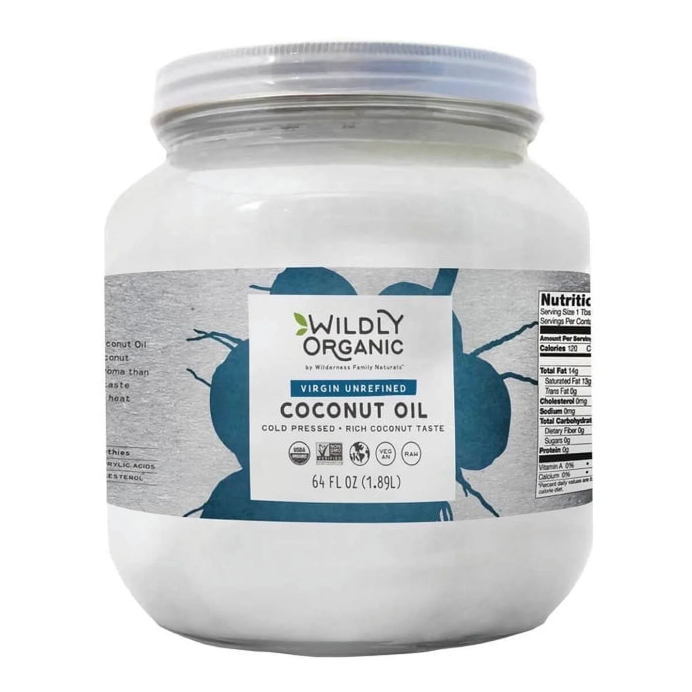 Wildly Organic Virgin Unrefined Coconut Oil -- 64 fl oz - Curated Treasures Market
