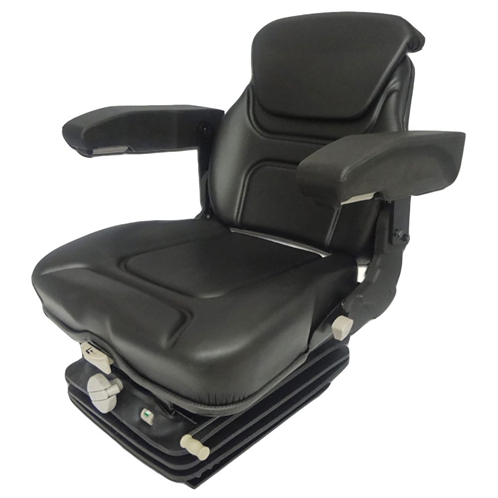 VAM1270 New Universal Products Tractor Black Vinyl Seat Assembly Kit