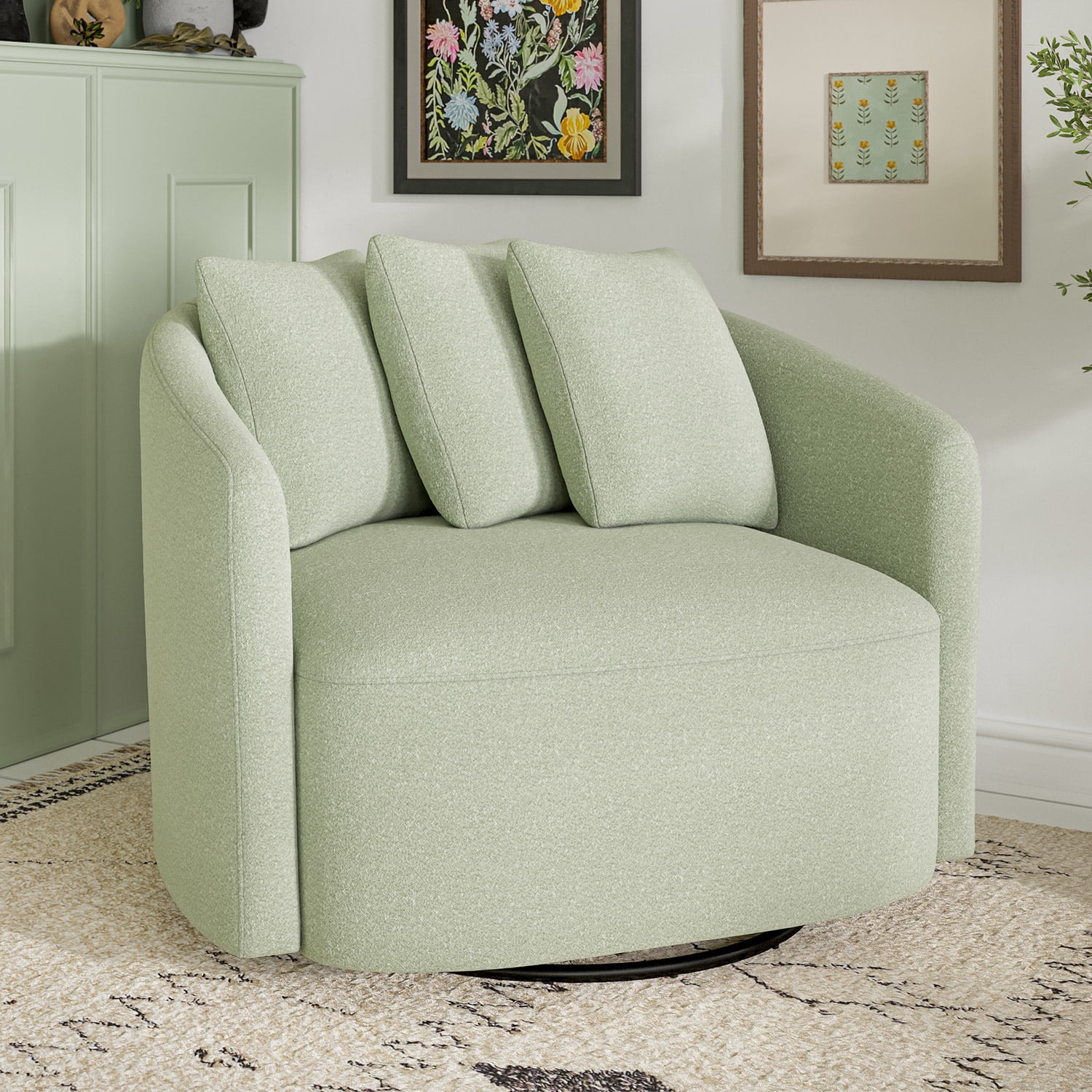 Beautiful Drew Chair by Drew Barrymore, Sage - Radiant Selections