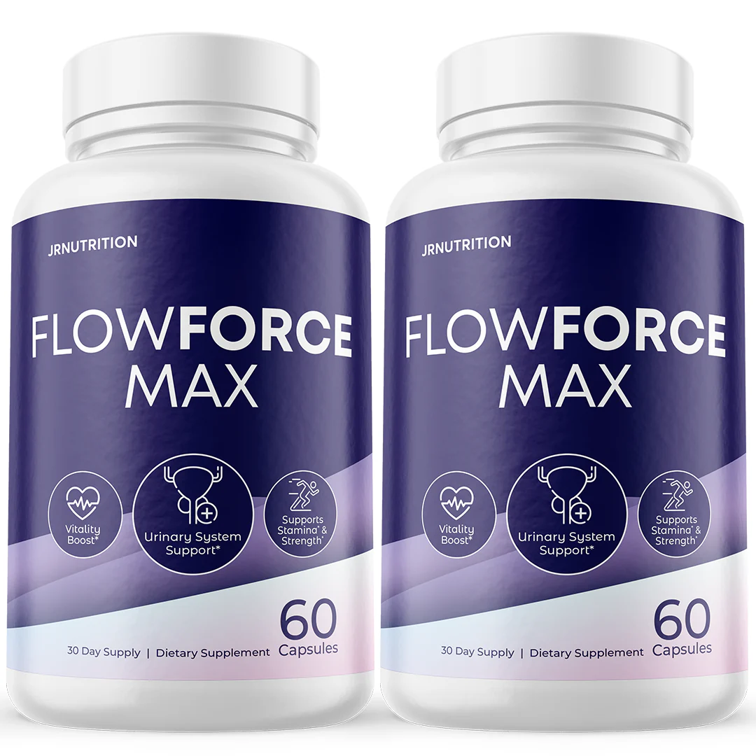 FlowForce Max, Flow Force Max Male Vitality Supplement - 2 Bottles - Kansas Nuitrition - HNZSDS