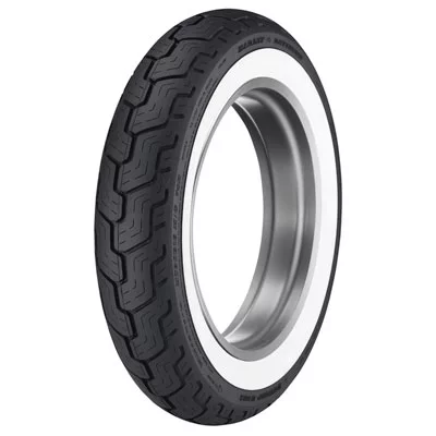 Dunlop Harley-Davidson D402 Rear Motorcycle Tire MU85B-16 (77H) Wide White Wall for Harley-Davidson Road King FLHR (ABS) 2008