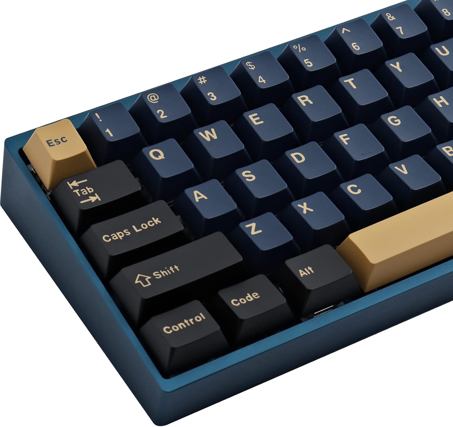 Keycaps 171 Keys Blue Samurai Custom Keycaps Doubleshot ABS Keycap Set Cherry Profile for Cherry Gateron MX Switches Mechanical Keyboard US and UK