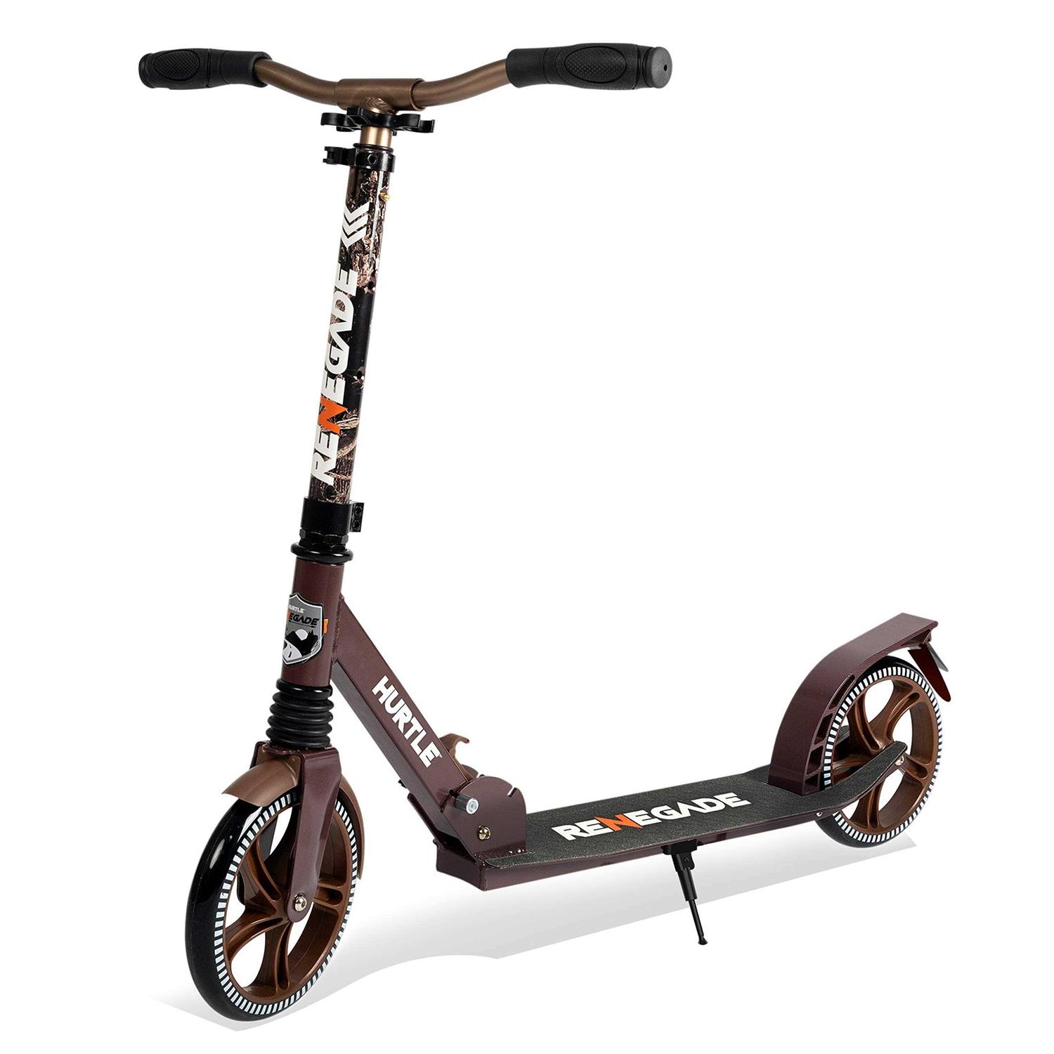 Hurtle Renegade Lightweight Foldable Adult Commuter Kick Scooter - Sports Supplies Online Store