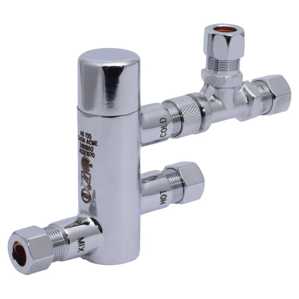 Cash Acme 25687 HG135 Thermostatic Mixing Valve 3/8 inch Compre