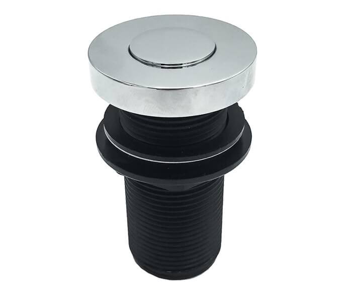 Mountain Plumbing Perfect Grind MT958/BN Round Replacement Deluxe Flush Waste Disposer Air Switch Button - Black Nickel